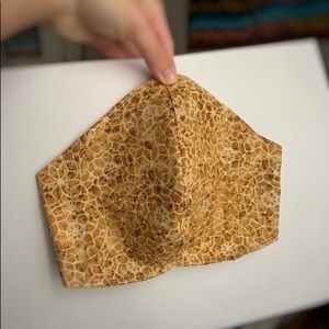 Giraffe Print Face Mask